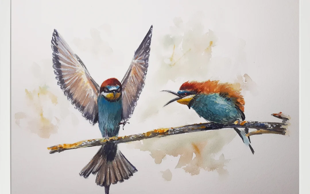 Abejaruco 30×40 (65€)