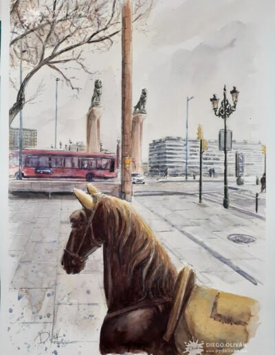 Caballito de la Lonja de Zaragoza