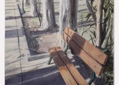 El Banco del parque 30×40 (50€)