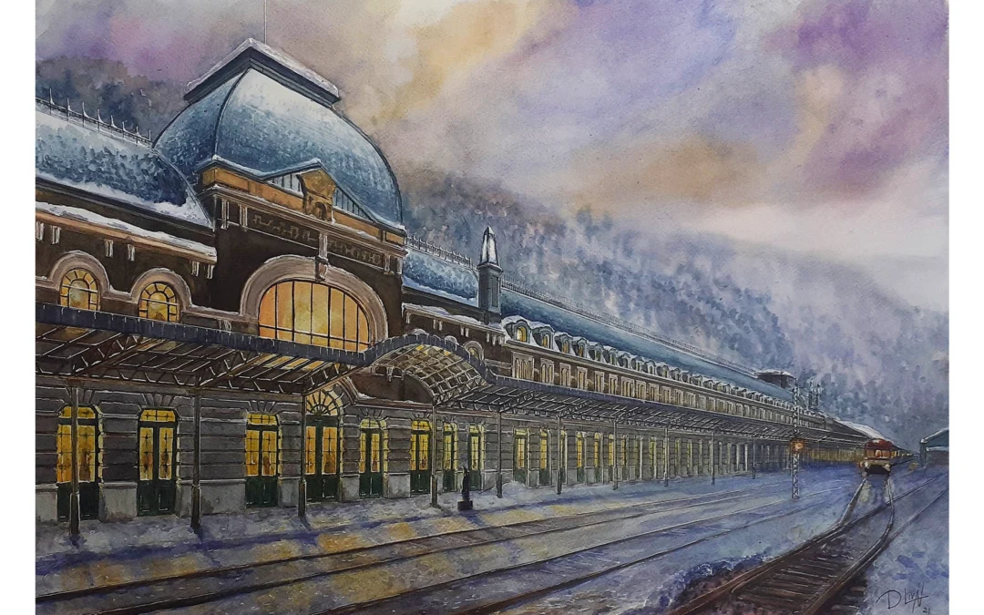 Estación de Canfranc 50×70
