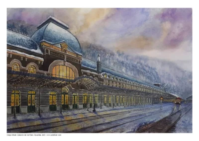 Estación de Canfranc 50×70