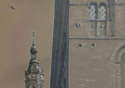 La Lonja ayuntamiento y torre del Pilar de Zaragoza Mixta