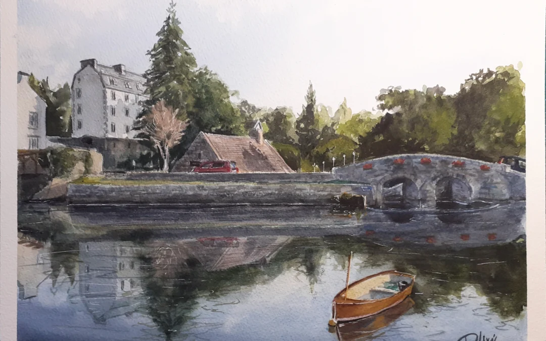 Lago en Huelgoat Francia 31×41 (60€)