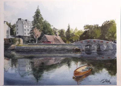 Lago en Huelgoat Francia 31×41 (60€)